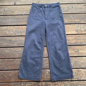 Rolla’s high rise wide leg jeans